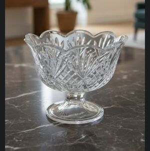 Godinger Shannon Crystal Footed Trifle Dish
